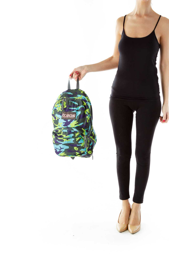 Multicolor Camouflage Backpack