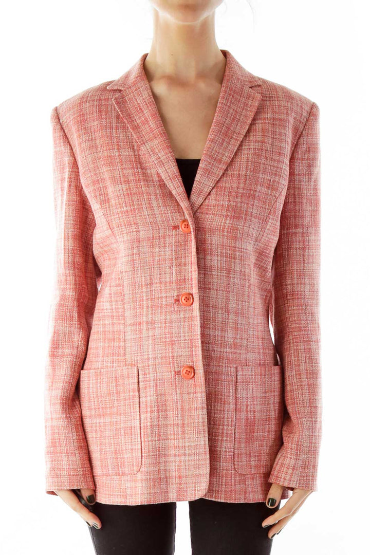 Pink Tweed Blazer