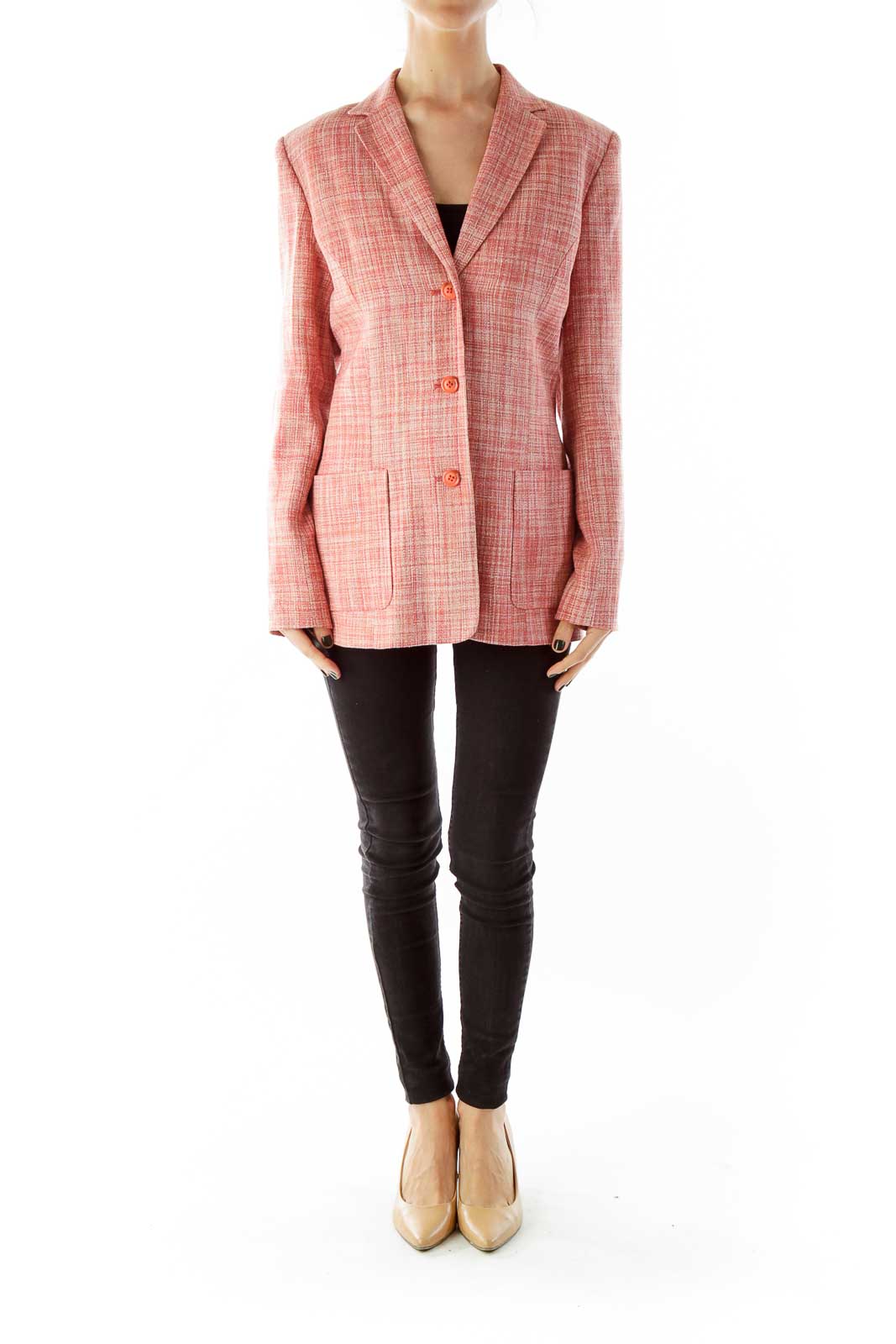 Pink Tweed Blazer