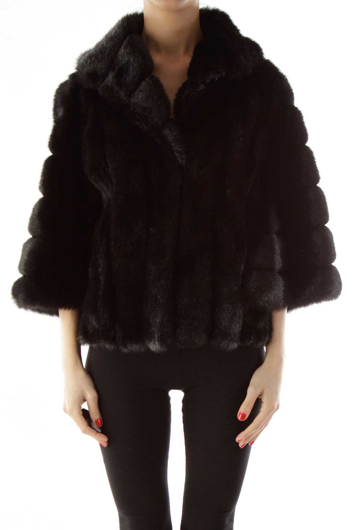 Black Faux-Fur Jacket