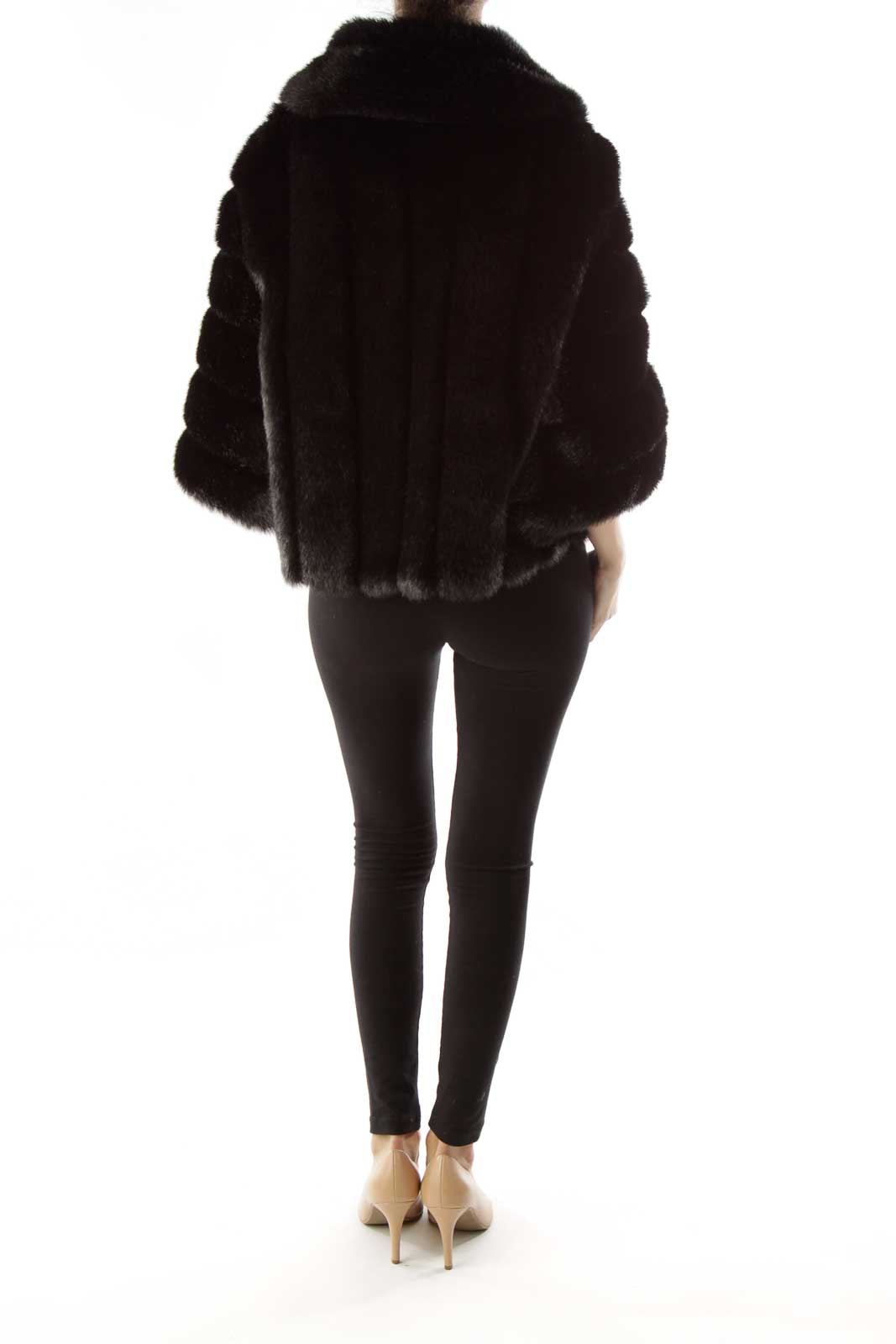 Black Faux-Fur Jacket