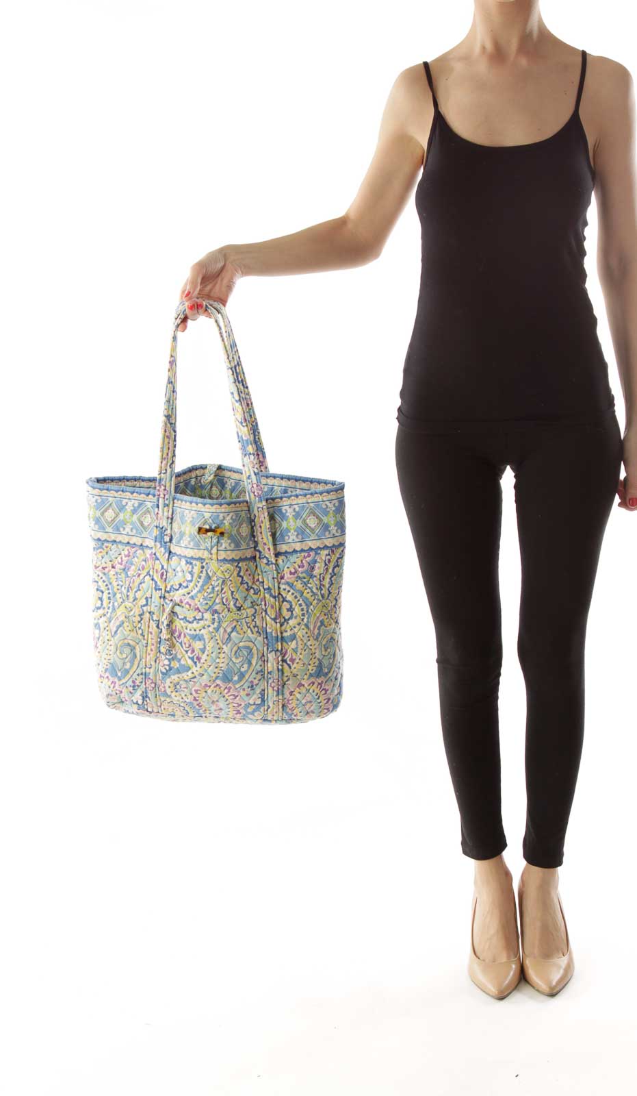 Multicolor Floral Quilted Tote