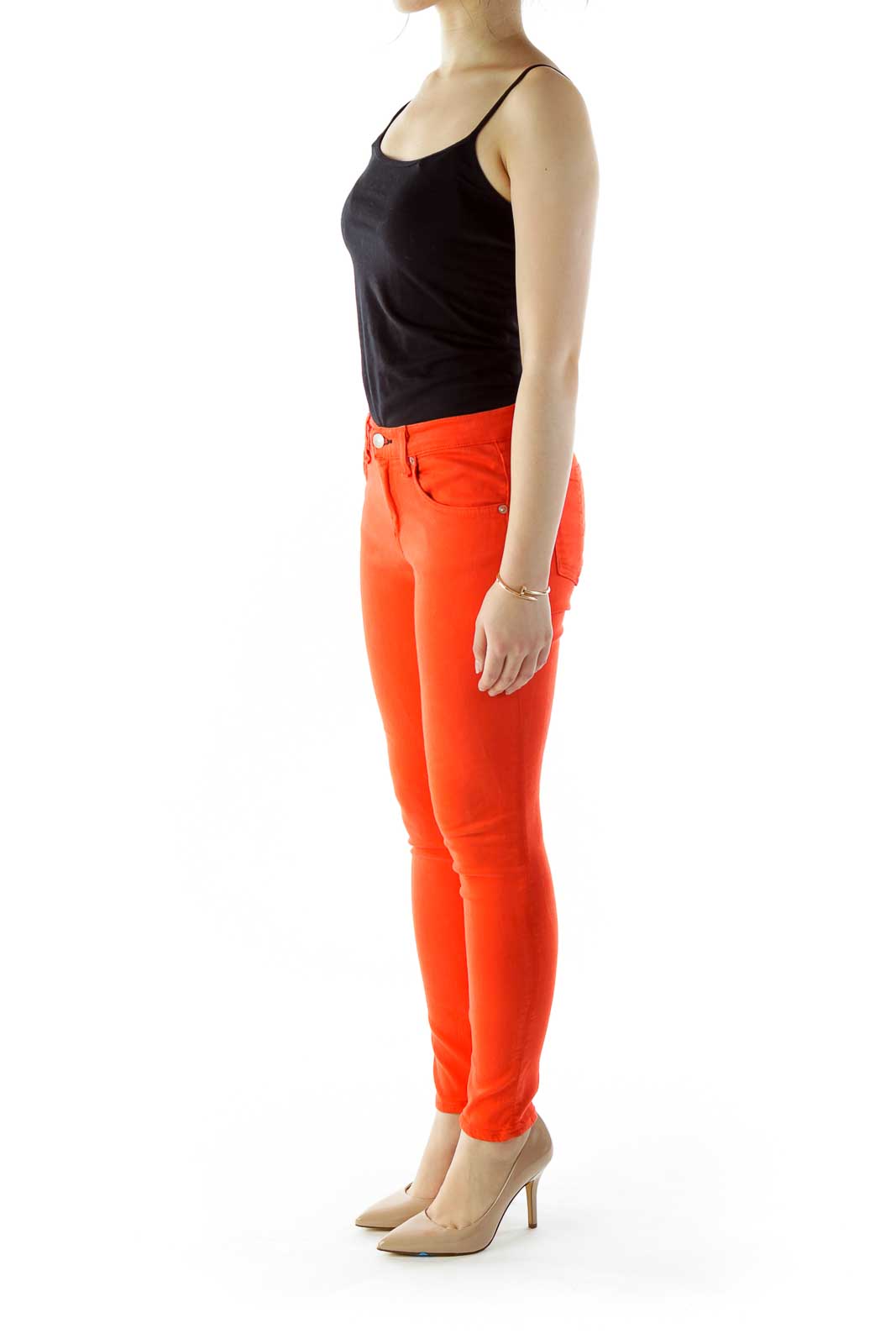 Orange Skinny Jeans