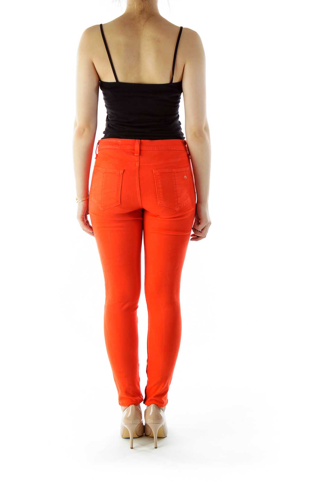 Orange Skinny Jeans