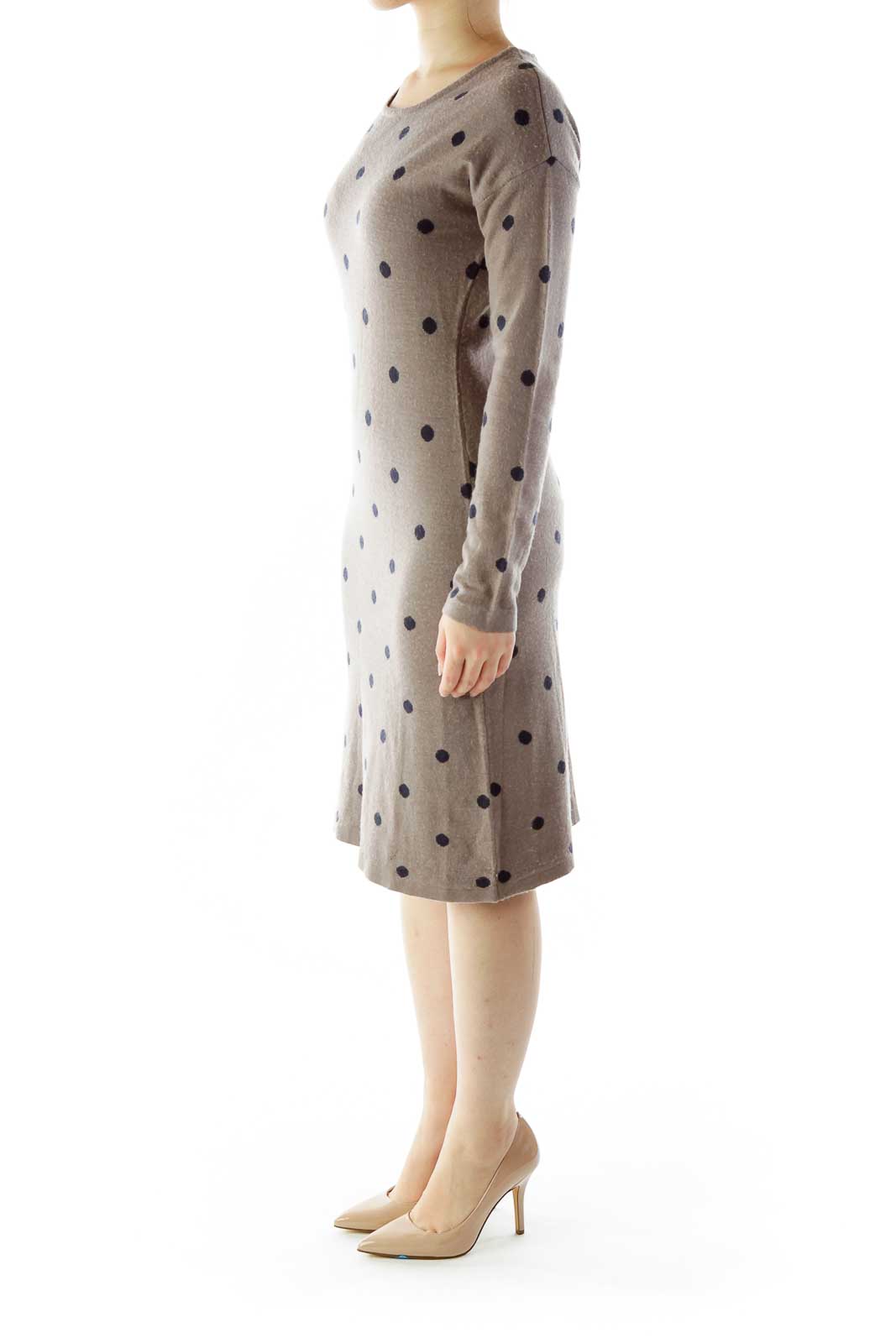 Brown Merino Wool Dress