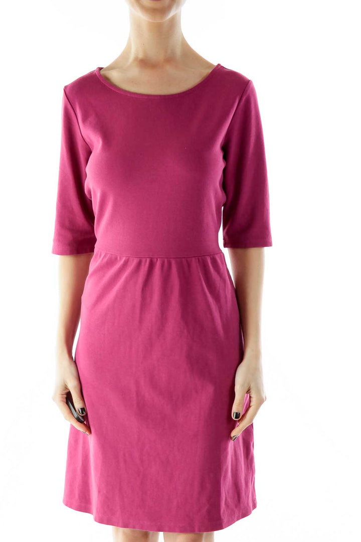 Pink Fitted Dress