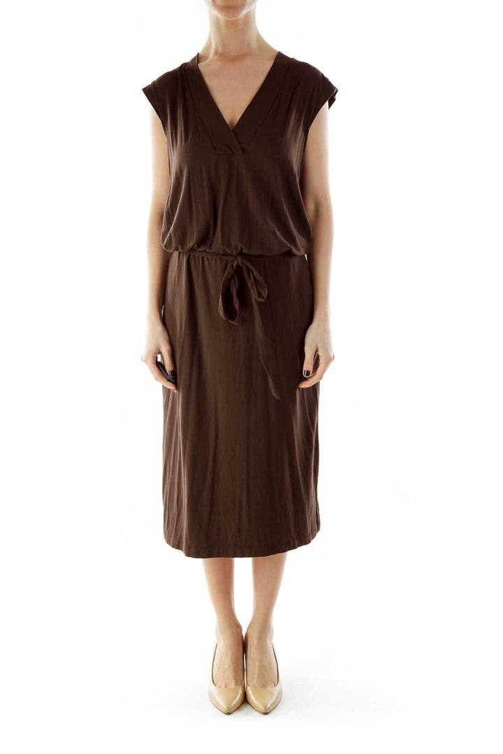 Brown Knit Dress