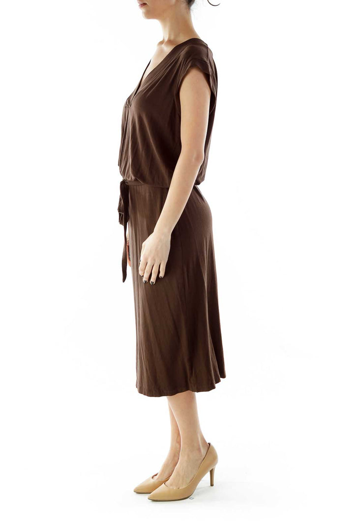 Brown Knit Dress