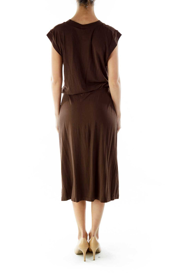 Brown Knit Dress