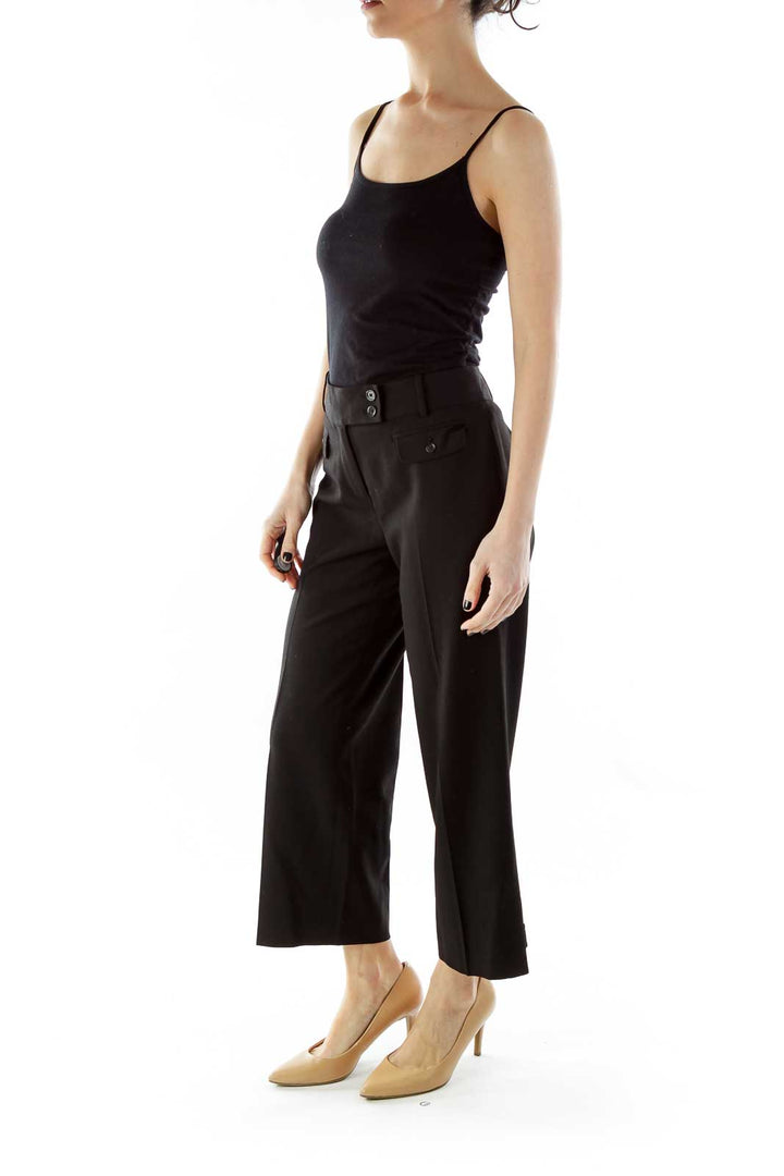 Black Wide-Leg Pants