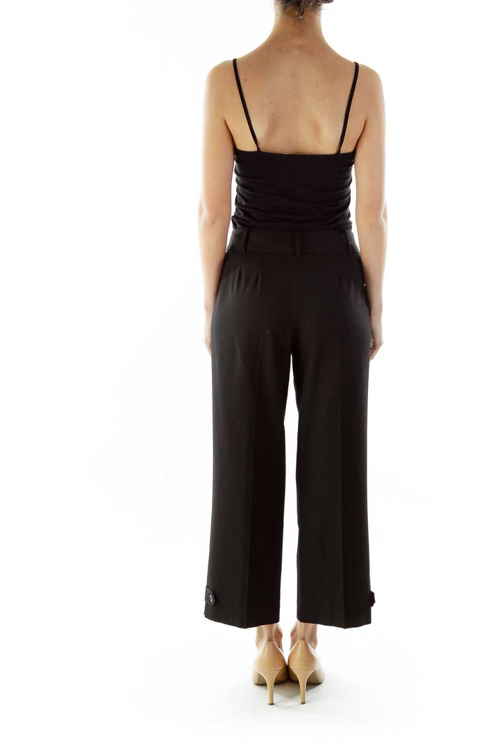 Black Wide-Leg Pants