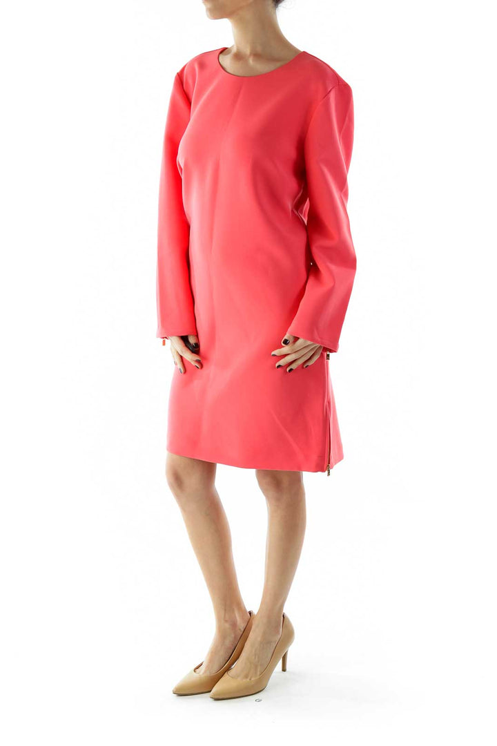 Pink Zippered Dress