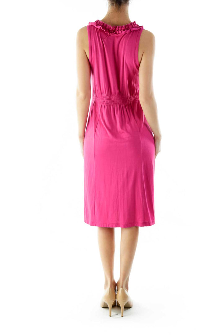 Pink Ruffled Day Dress