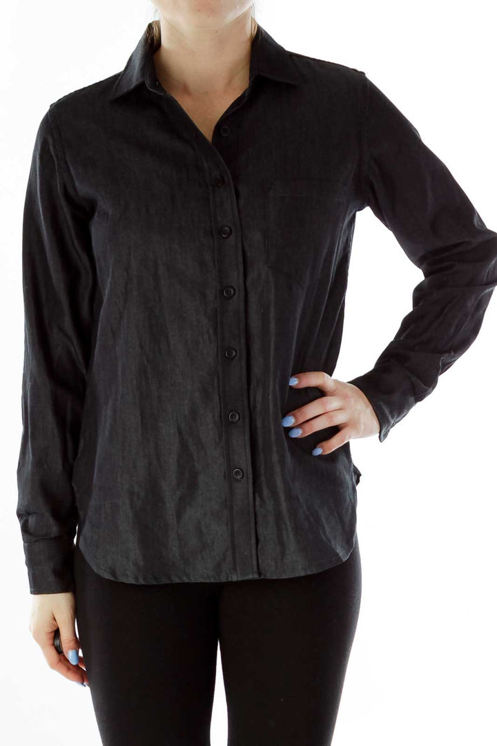 Black Pocketed Shirt