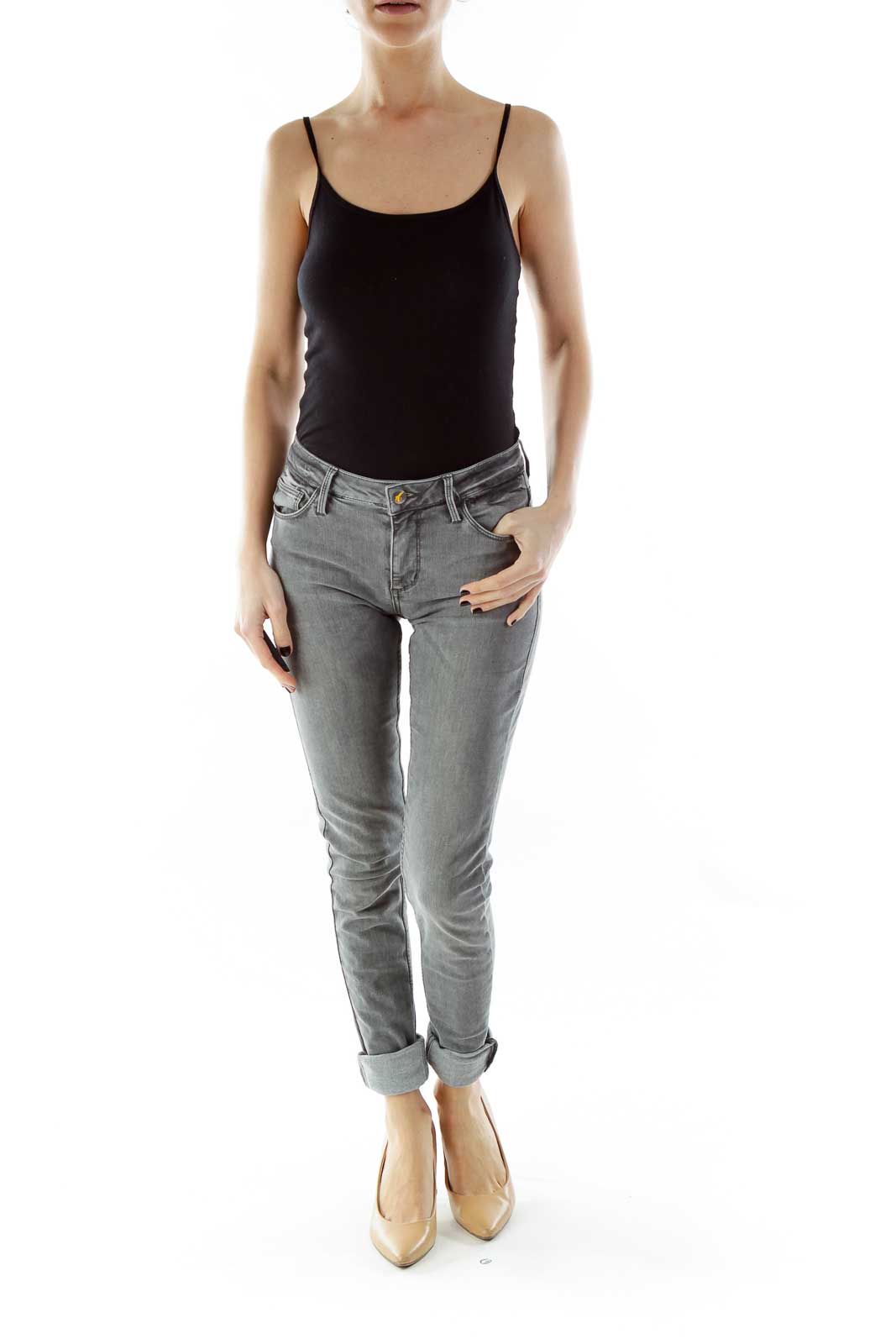 Gray Skinny Jeans