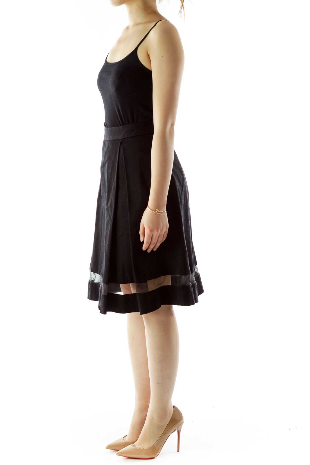 Black Pleated Skirt