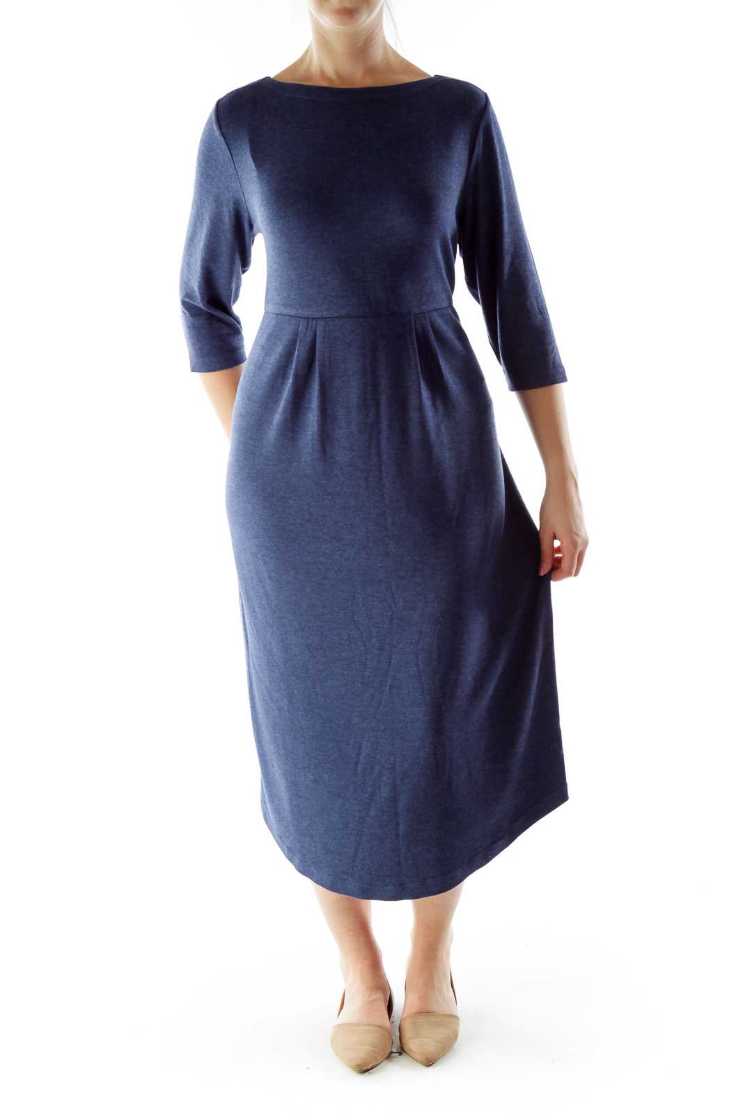 Navy Jersey Dress