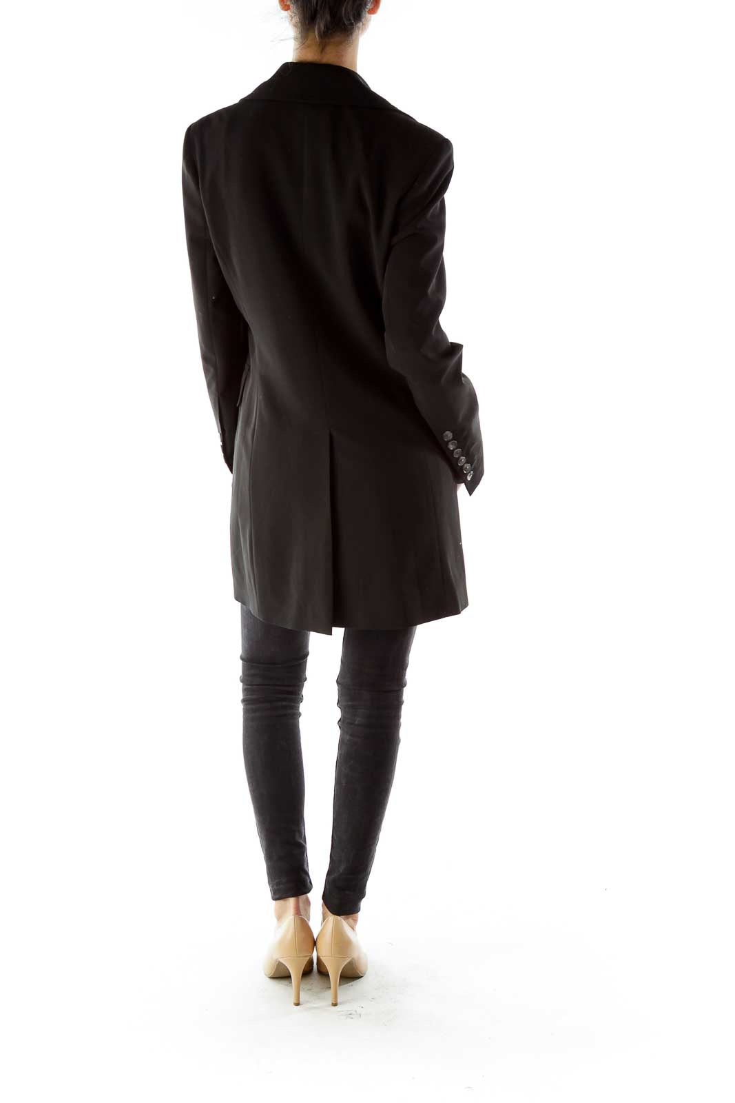 ジャケット   Black single-breasted jacket 3d192c36f90500642ae055fc5ae38b