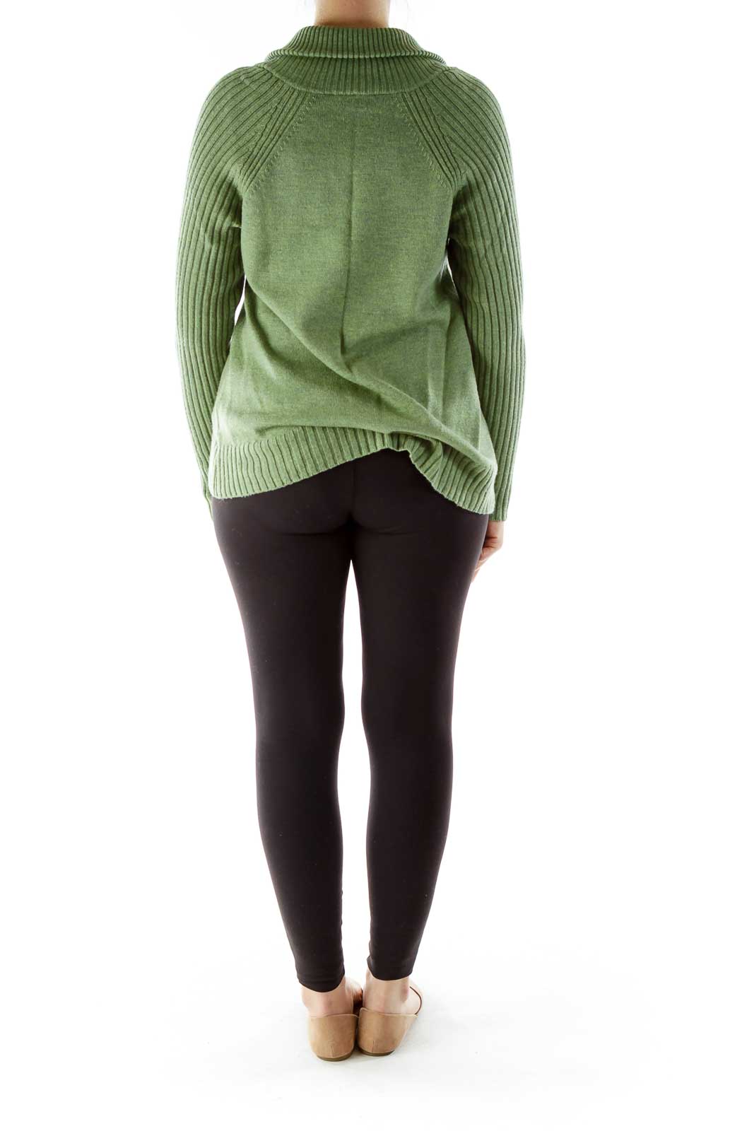 Green Merino Wool Sweater