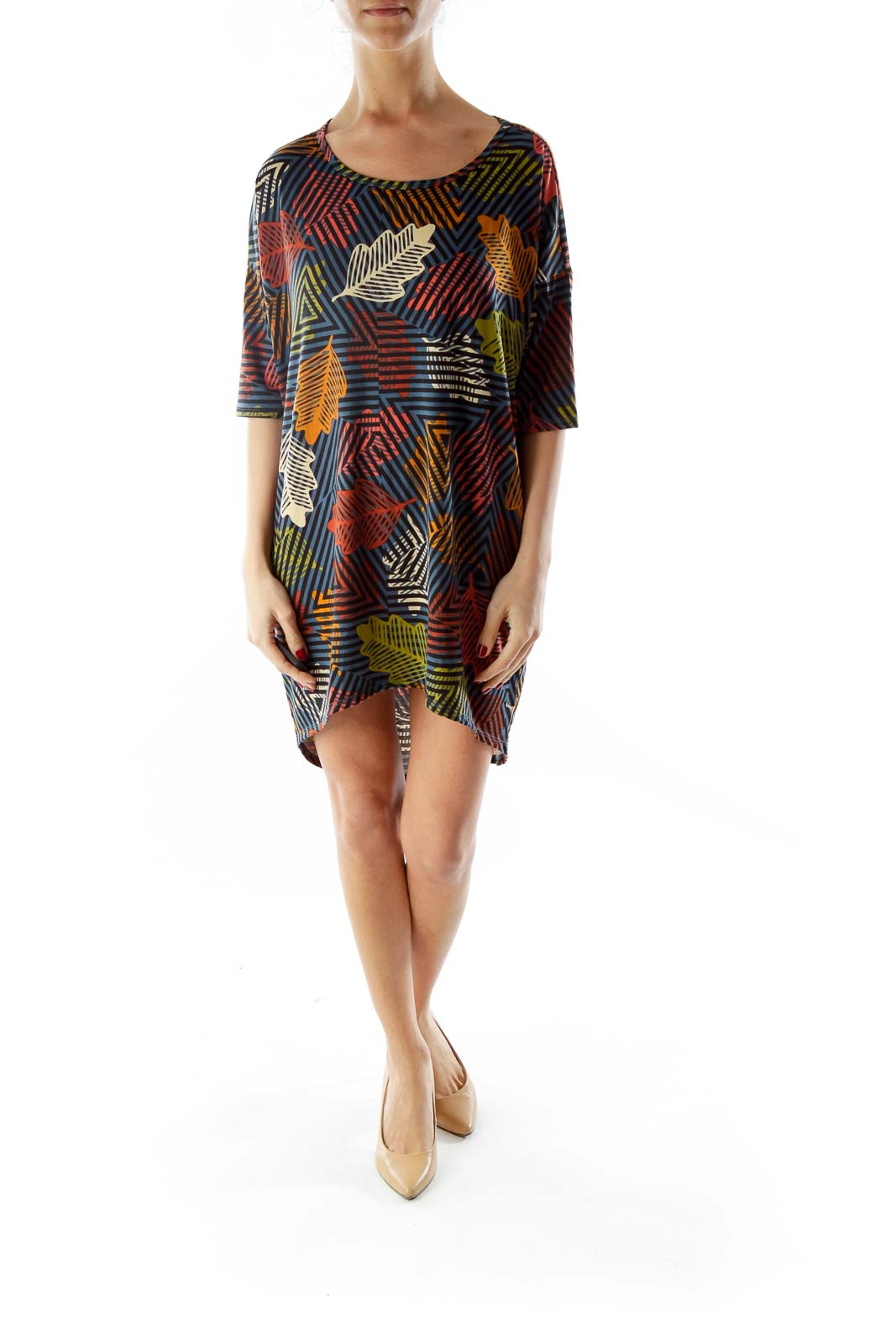 Multicolor Print Tunic