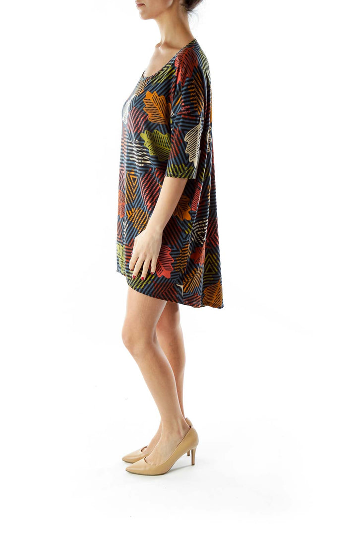 Multicolor Print Tunic