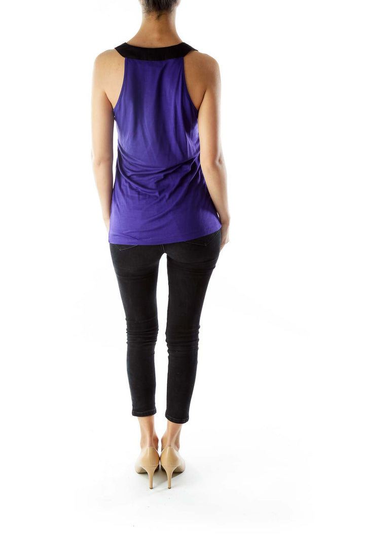 Purple racerback top