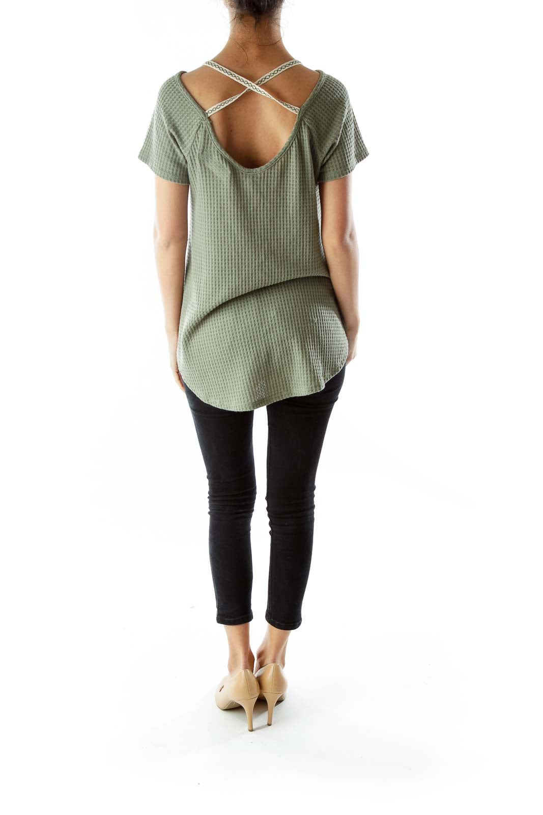 Green Loose Fit Top