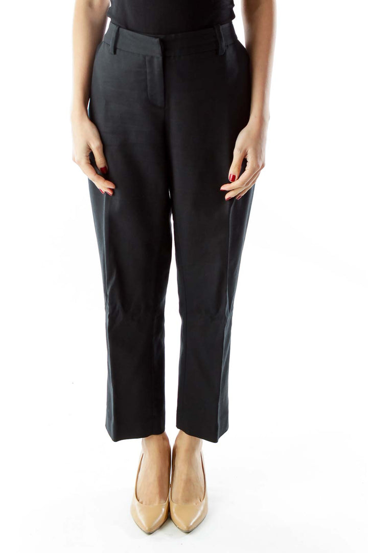 Black High-Waisted Pants