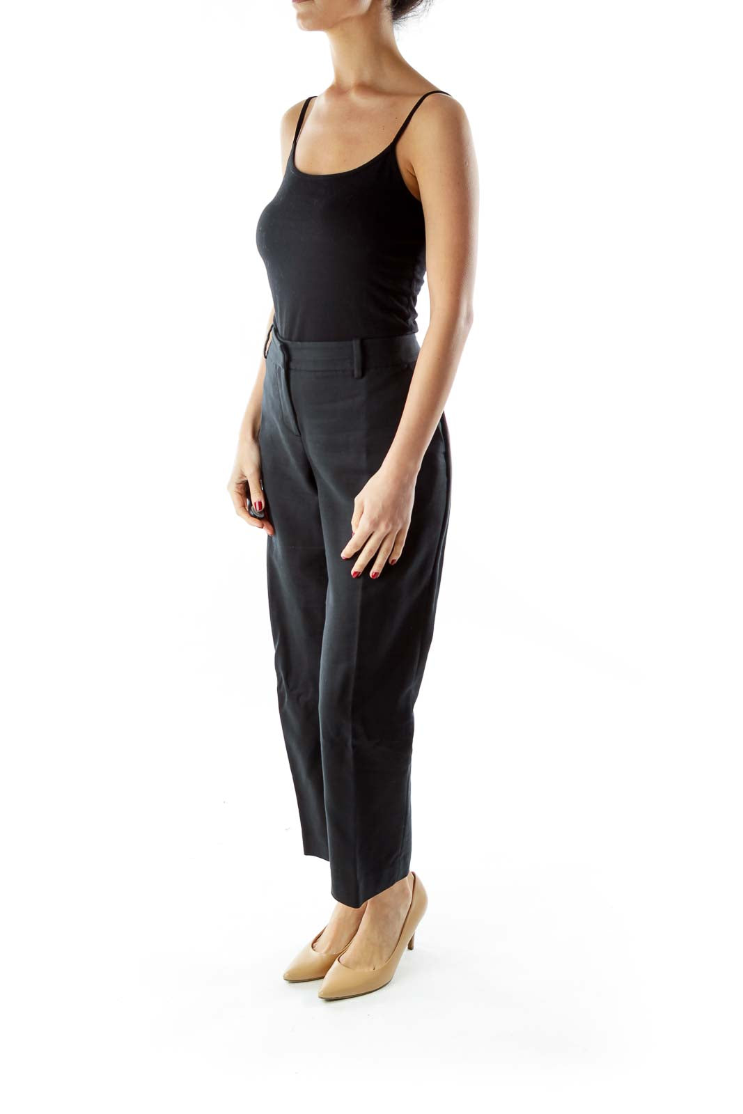 Black High-Waisted Pants