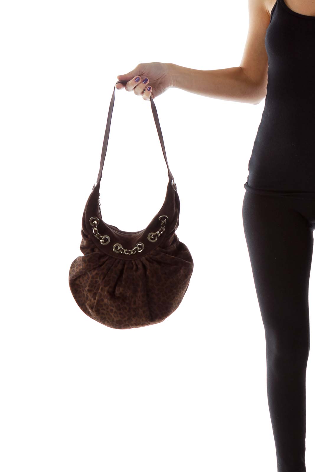 Brown Cheetah Bag