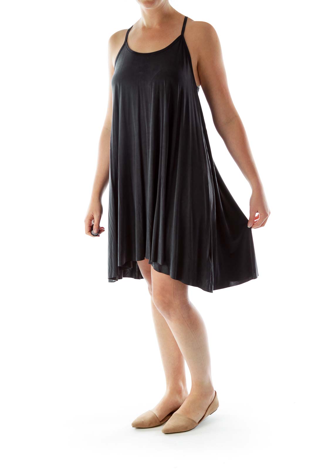 Black Spaghetti Strap Dress