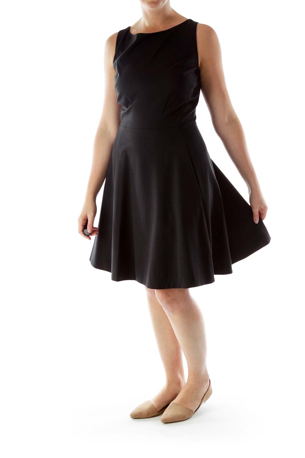 Black Dress with back Bow detailing