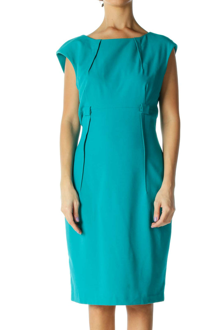 Green Belted Dress