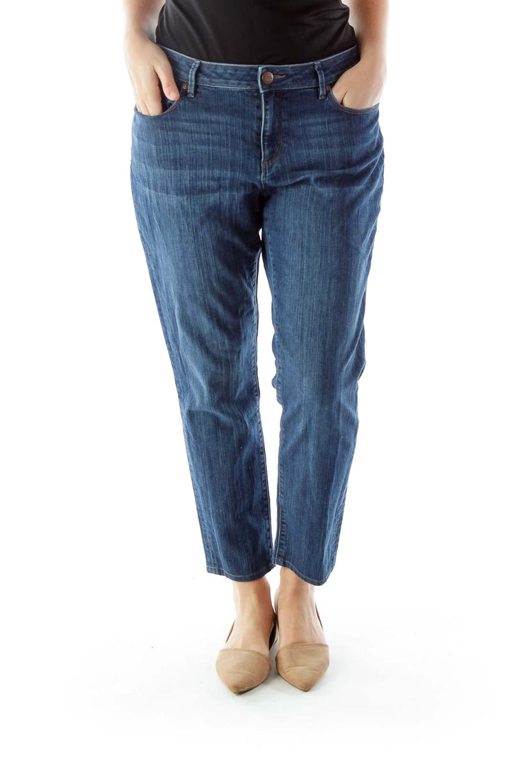 Medium Wash Denim Pants