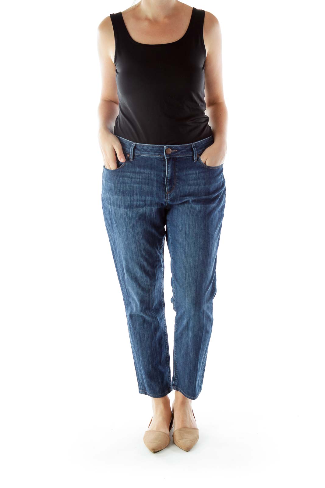 Medium Wash Denim Pants