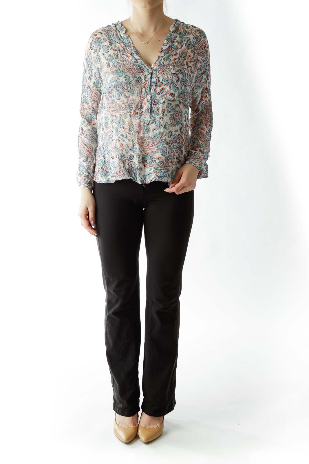 Multicolor Paisley Blouse