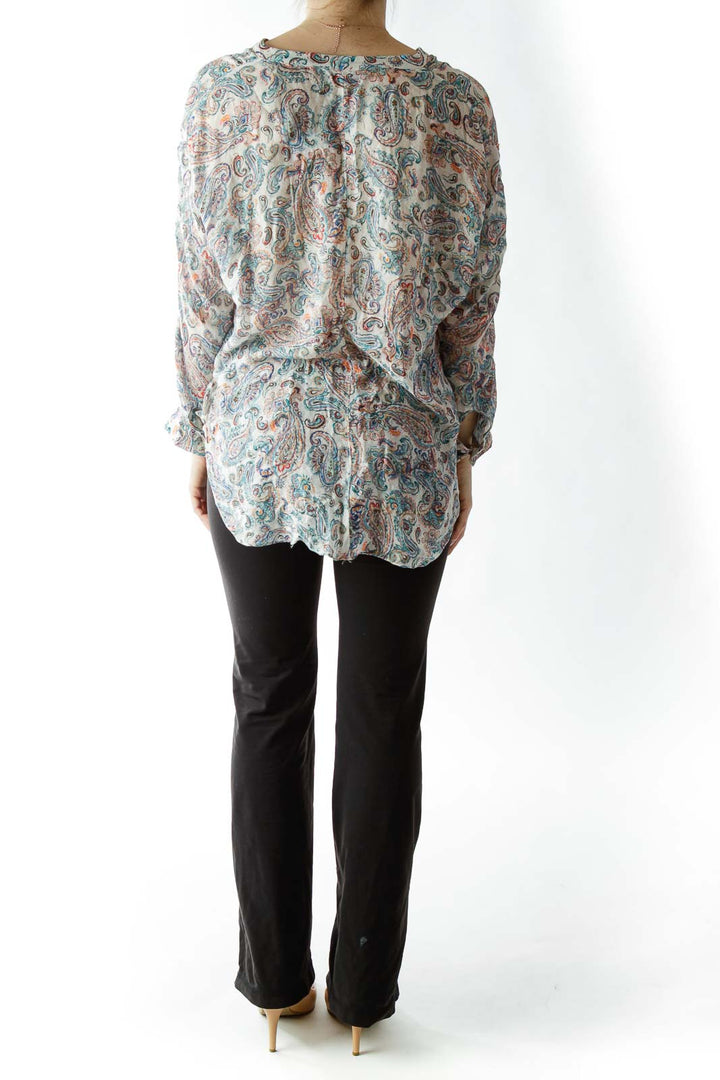 Multicolor Paisley Blouse