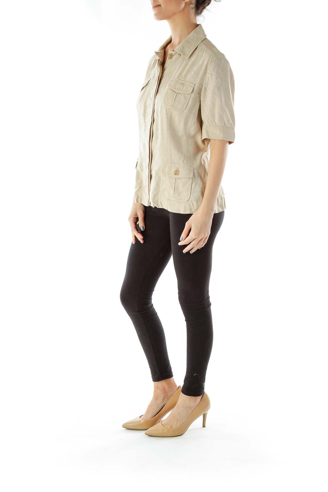 Beige Safari Shirt