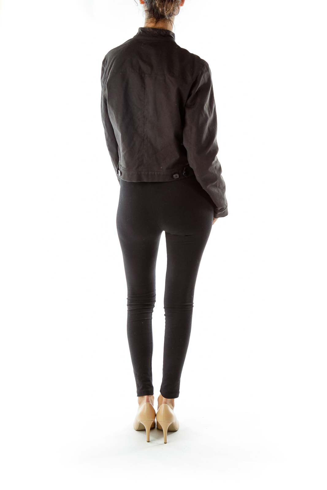 Black Cropped Jacket