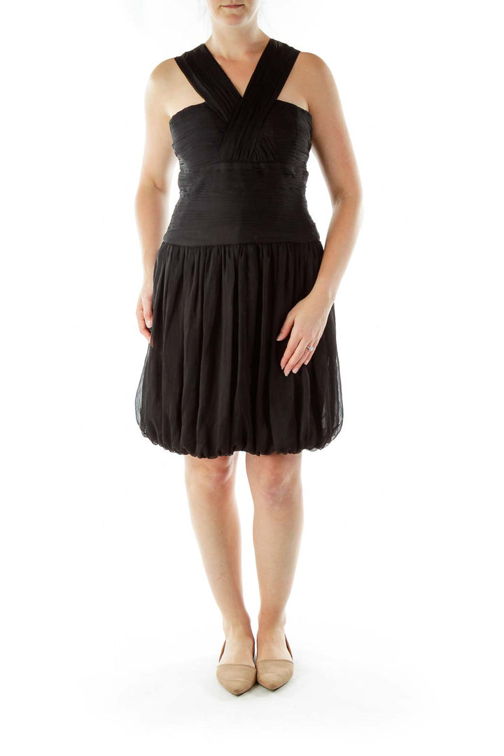 Black Bubble Cocktail Dress