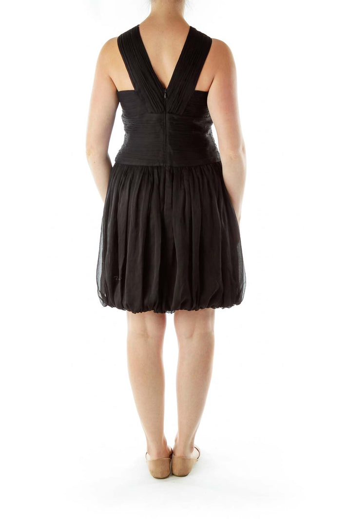 Black Bubble Cocktail Dress