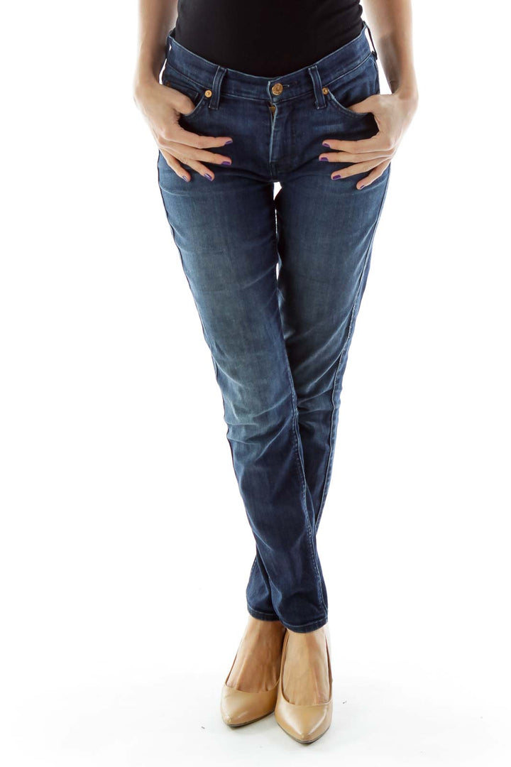 Blue Skinny Denim Jeans