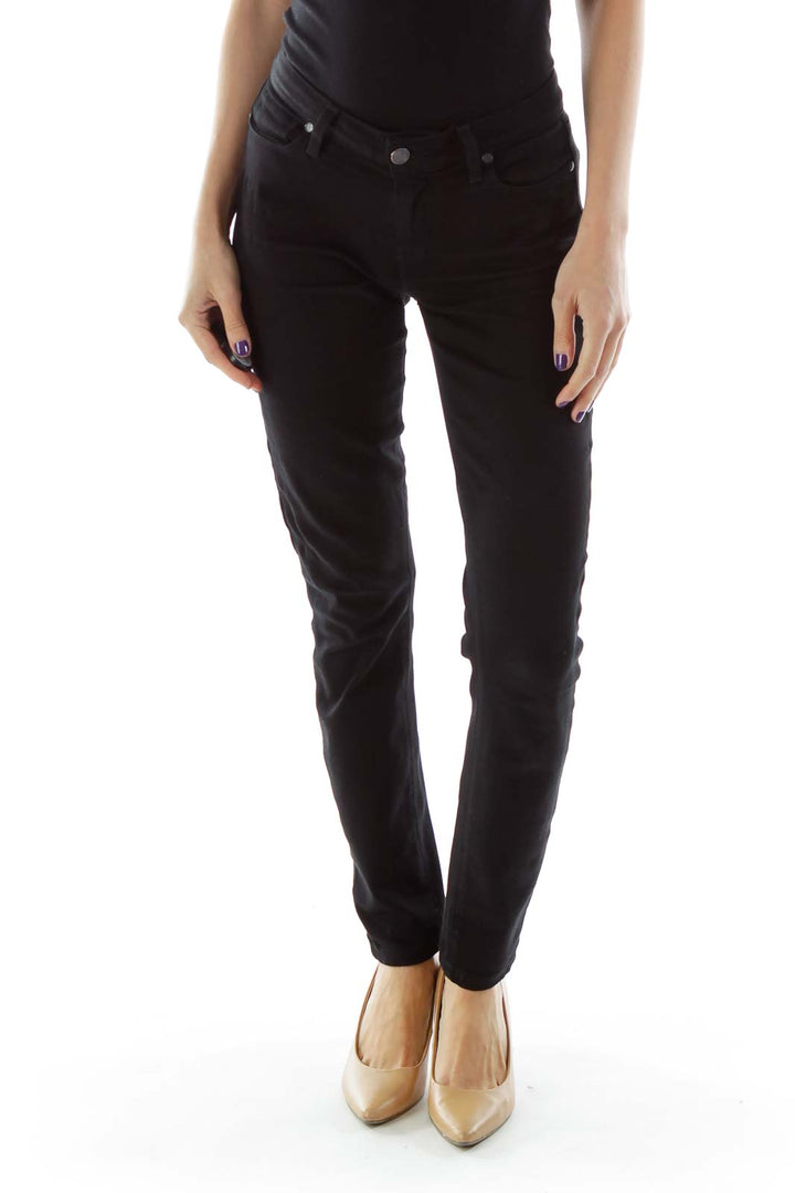 Black High-Waisted Skinny Jeans