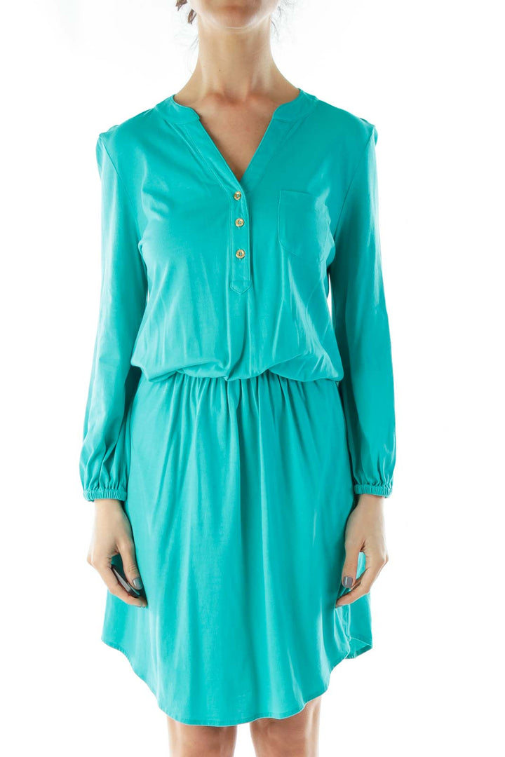 Turquoise Day Dress