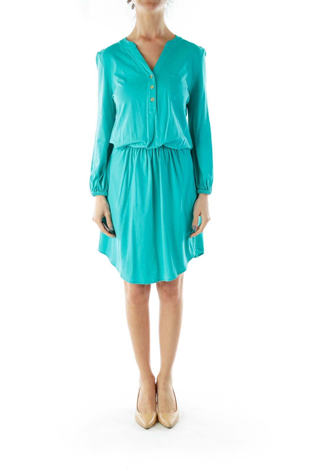 Turquoise Day Dress