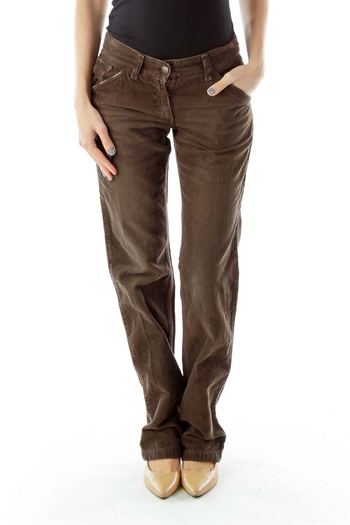 Brown Corduroy Pants