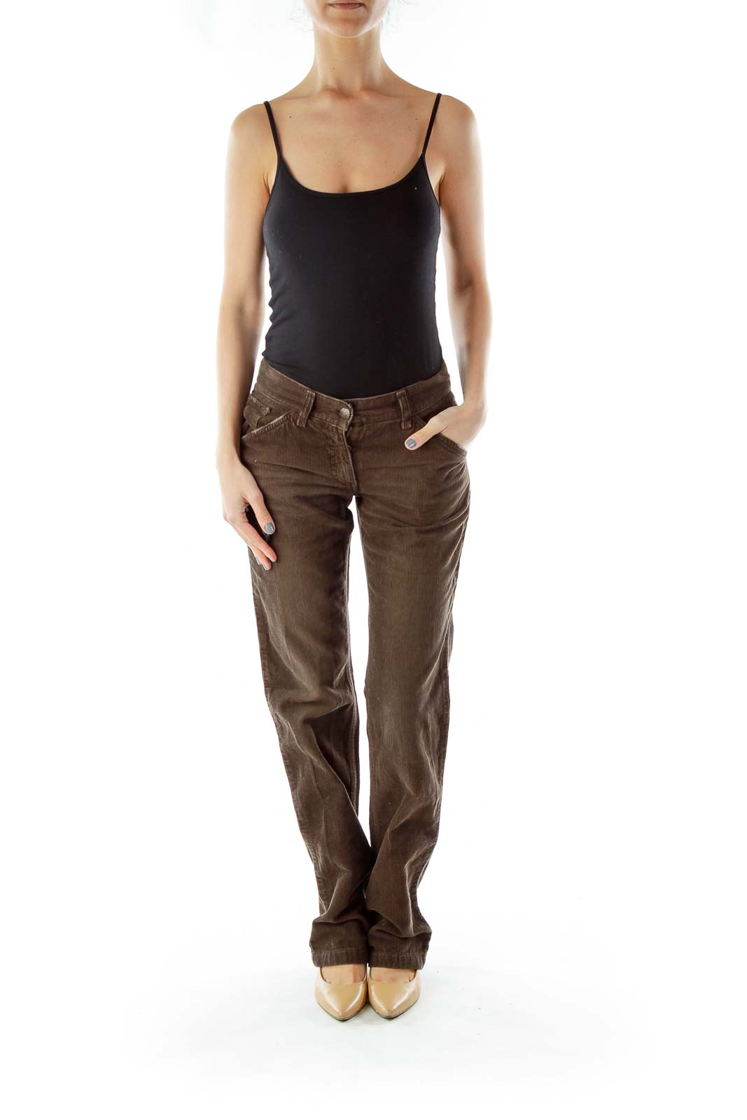 Brown Corduroy Pants