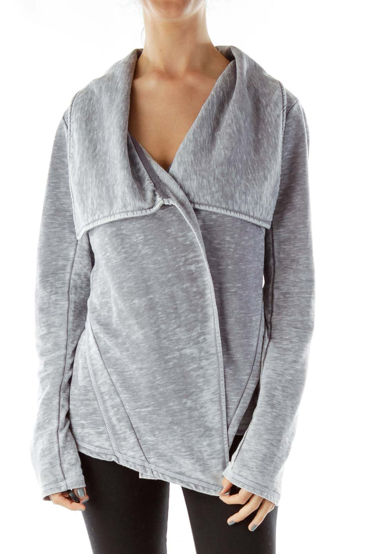 Gray Open Jacket