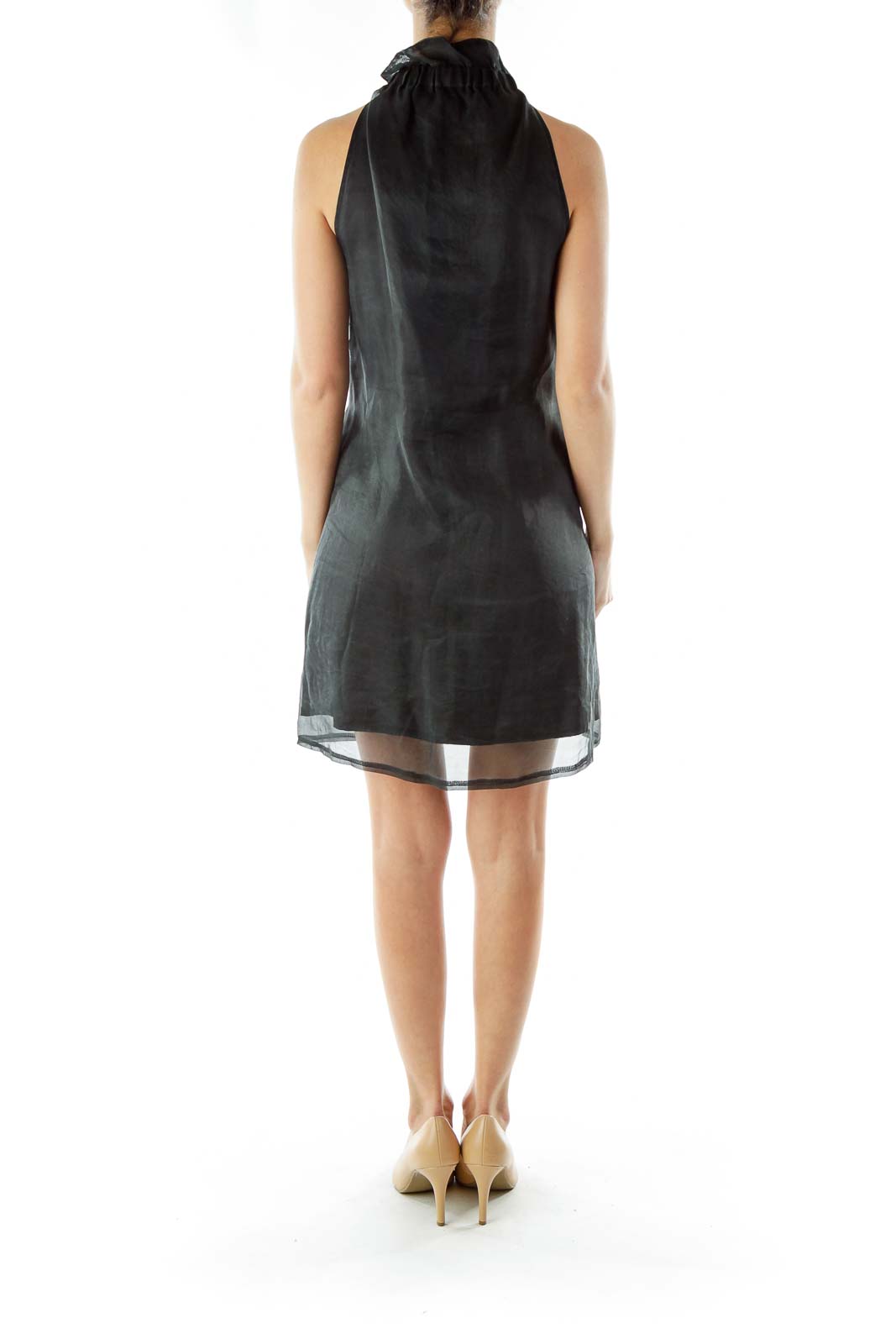 Black Silk Tent Dress