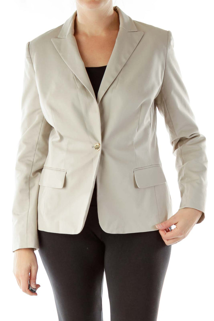 Beige Blazer